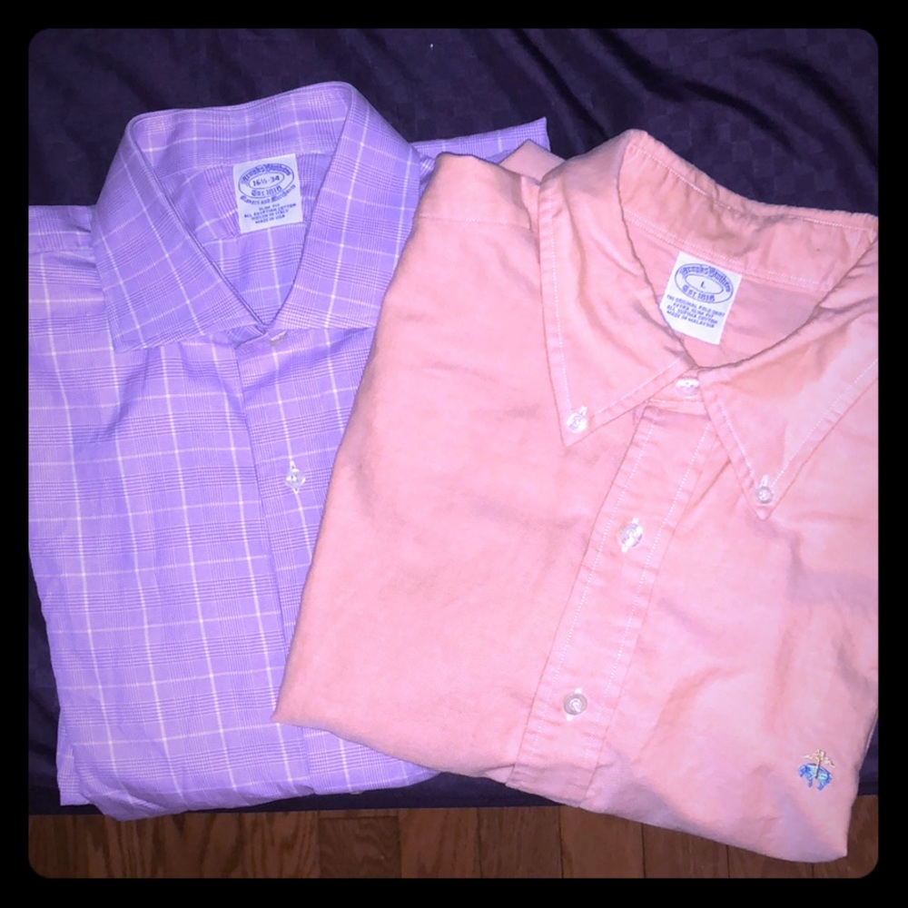 Two Men’s Button down/dress shirts